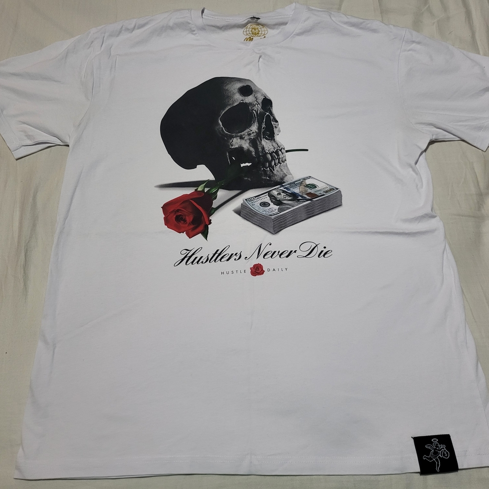 White Graphic Tee